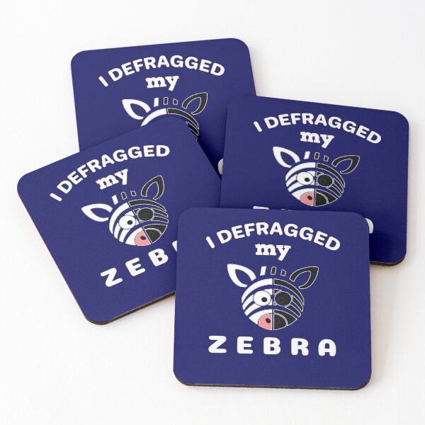Item preview, I Defragged My Zebra- Computer Programmer Occupation Gift designed and sold by TheMagicKrew.