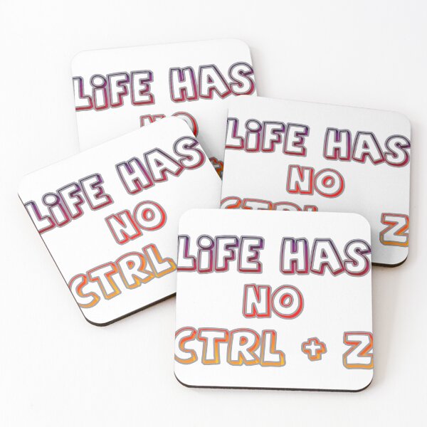 Item preview, life has no ctrl + z designed and sold by kokiii Designs.