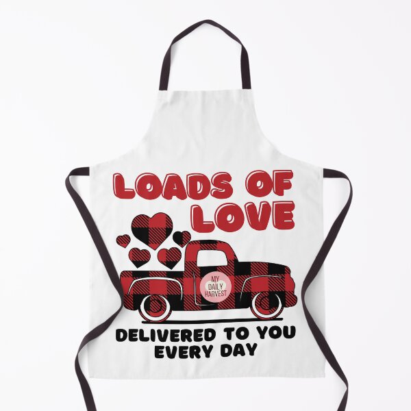 Item preview, Loads of Love Valentines Day | Loads of Hearts Buffalo Plaid Truck designed and sold by InkItStudio.