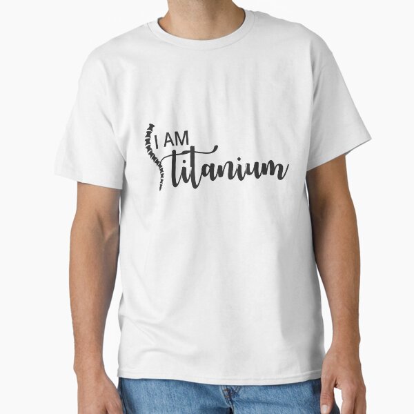 Item preview, I am Titanium - Scoliosis Awareness designed and sold by lwsblog.