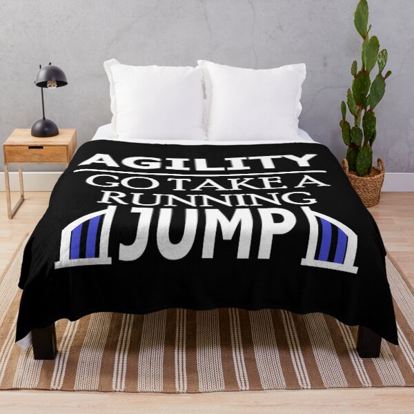 Item preview, DOG AGILITY GO TAKE A RUNNING JUMP designed and sold by onemoormove.