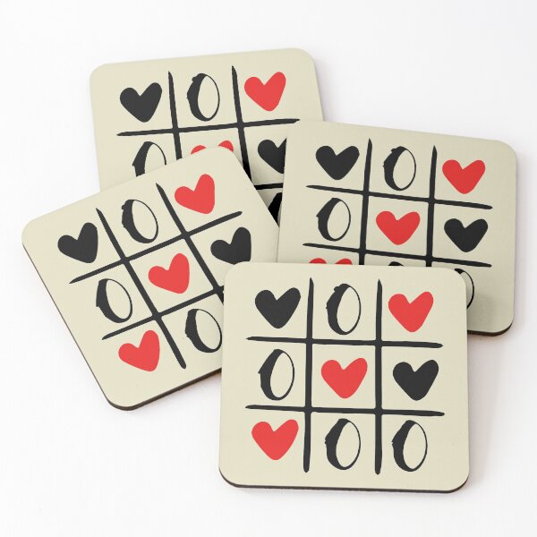 Item preview, love always wins, noughts and crosses, designed and sold by Ribsa.