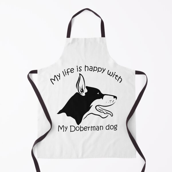 Item preview, My life is happy with my Doberman dog designed and sold by merchfun2.