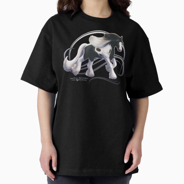 Item preview, Black Tobiano Gypsy Vanner Horse designed and sold by sylvanmist.