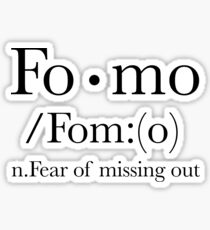 FOMO Sticker