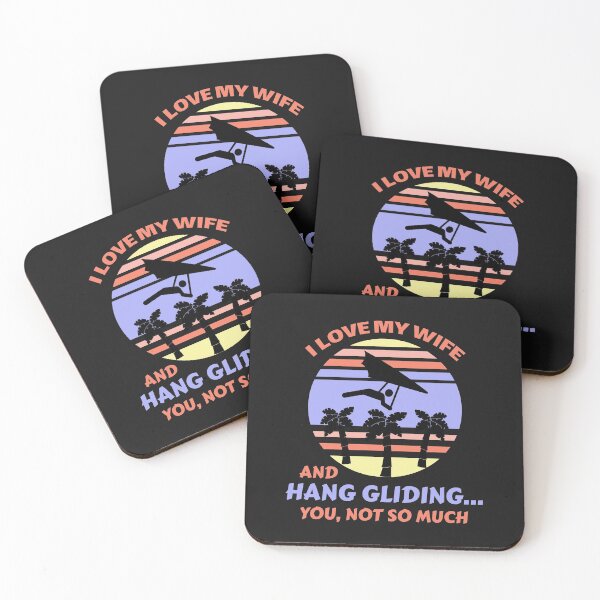Item preview, I Love My Wife And Hang Gliding designed and sold by SharpThreadZ.