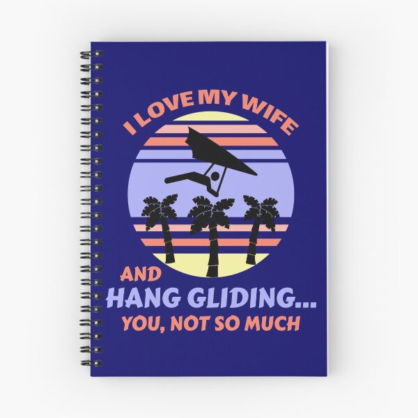 Item preview, I Love My Wife And Hang Gliding designed and sold by SharpThreadZ.