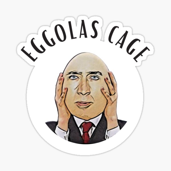 Item preview,  Nicolas Cage 'eggolas cage'  designed and sold by Millenial Designs.