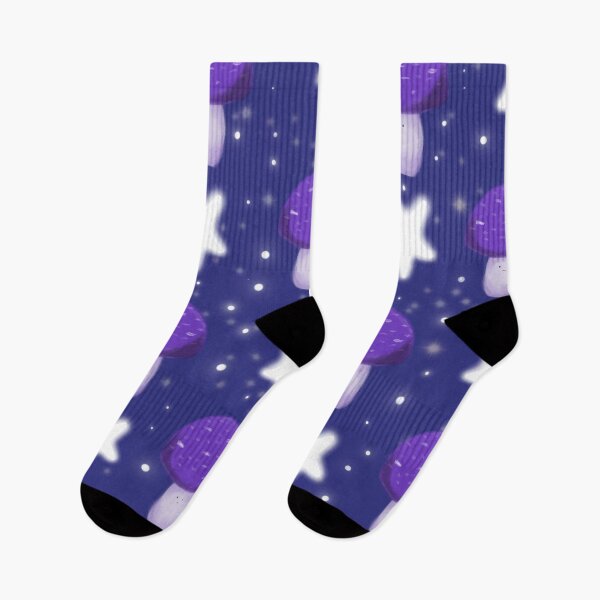 Item preview, Purple Mushroom & Star Print designed and sold by KaitLouise.
