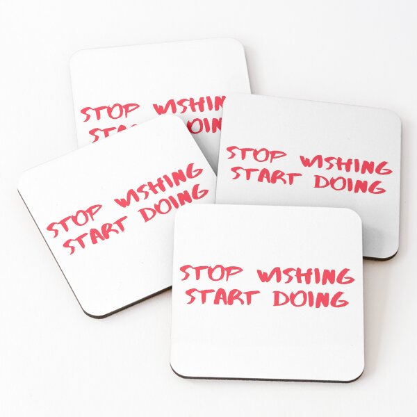 Item preview, Stop wishing, start doing. designed and sold by Samvy.