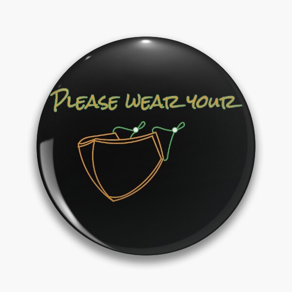 Item preview, Please wear your mask notice. designed and sold by Jurie Maree.
