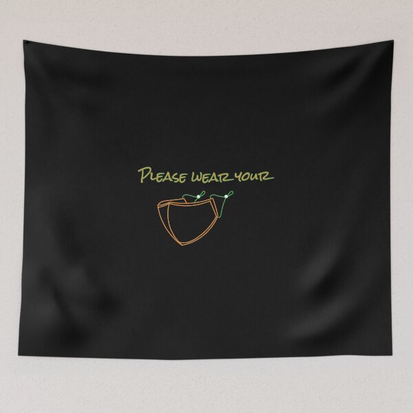 Item preview, Please wear your mask notice. designed and sold by Jurie Maree.