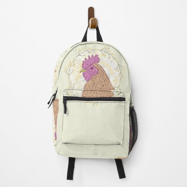 Item preview, spring chicken cute flower hen designed and sold by TheWaterBirds.