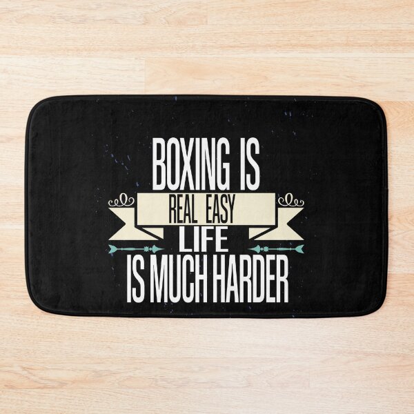 Item preview, Boxing is real easy life is much harder : amazing fitness motivation idea designed and sold by Jadyco.