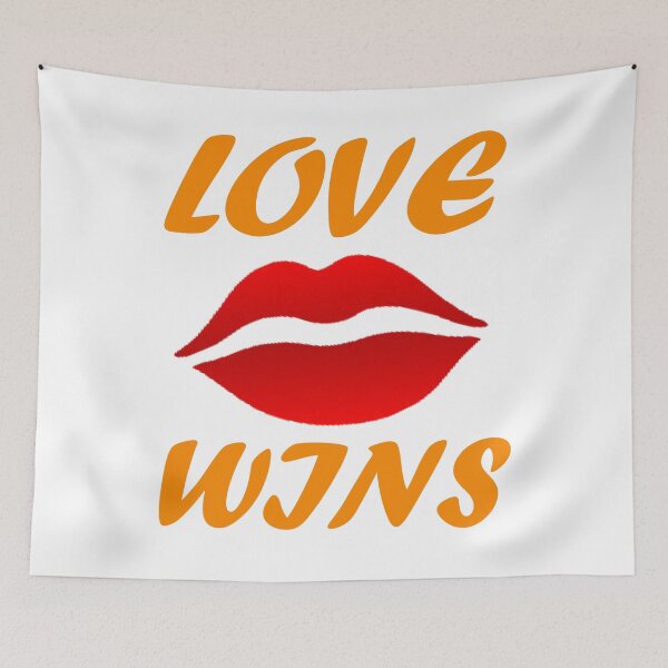 Item preview, LOVE WINS sticker designed and sold by Shop us .