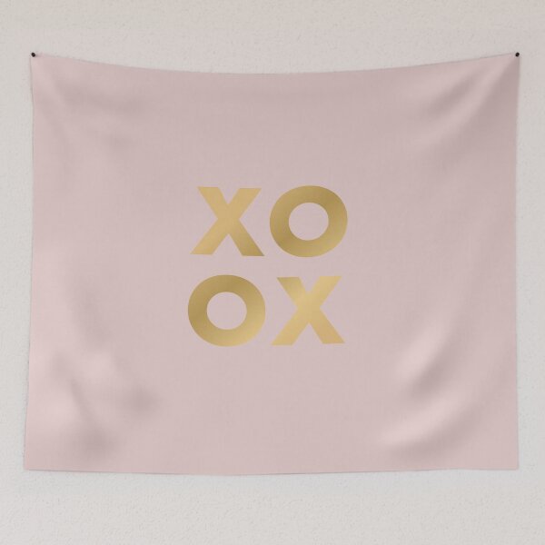 Item preview, Pink XO Art Print - Printable Hugs and Kisses Quote Beauty & Makeup Home Decor - Chic Office Fashion Gallery Wall Decor - BMG  designed and sold by FirSen.