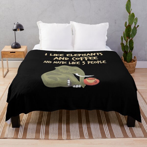 Item preview, I Like Elephants And Coffee Funny Elephants Coffee GIFTS For Woman designed and sold by LANANIL.