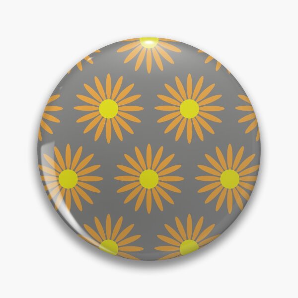 Item preview, orange gerbera flowers seamless pattern designed and sold by linagaiaart.