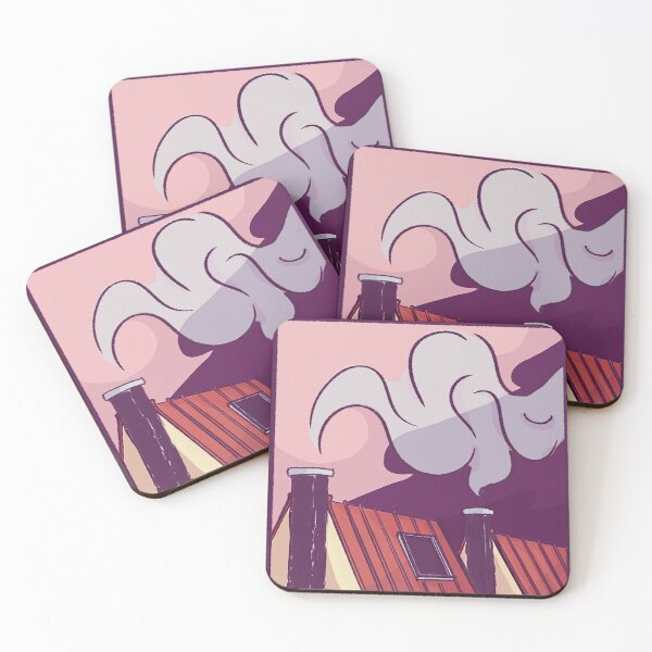 Item preview, rooftops in early morning designed and sold by -catsocks-.