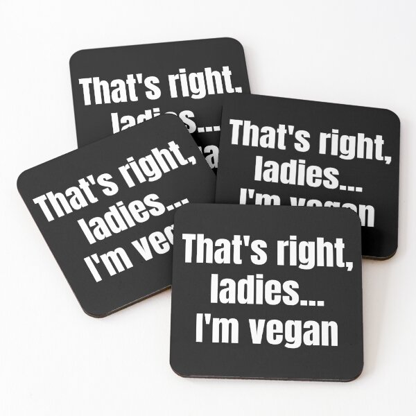 Item preview, That’s Right Ladies I’m Vegan designed and sold by WhimsicaliTee.