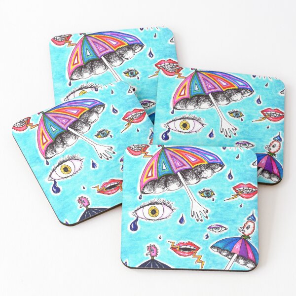 Item preview, Raining Eyes and Birds designed and sold by Kaitlyn Carey.