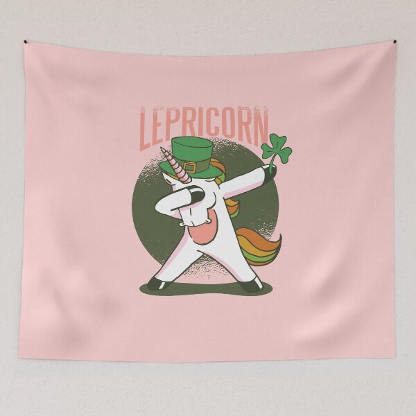 Item preview, st patricks unicorn leprechaun lepricorn designed and sold by Gossip Rag.