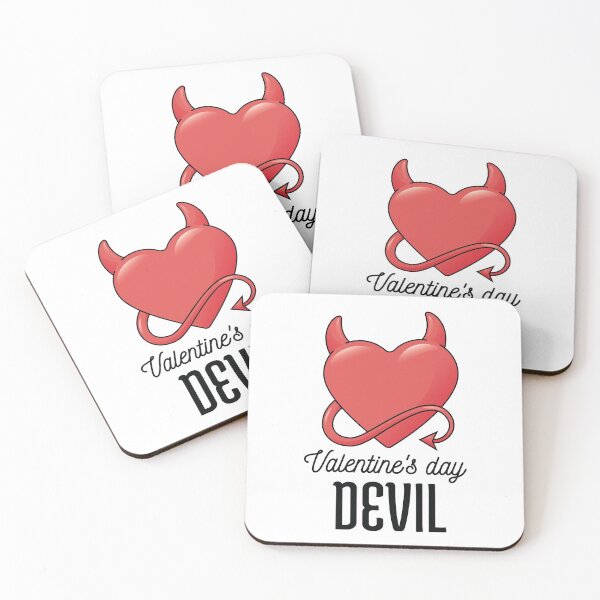 Item preview, Corazón del diablo del día de San Valentín designed and sold by Piztees.
