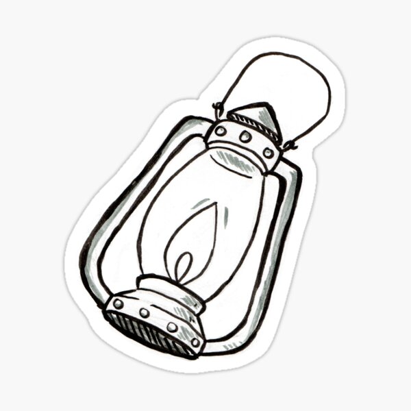 Old Antique Lantern Sticker For Sale By Miniplural Redbubble