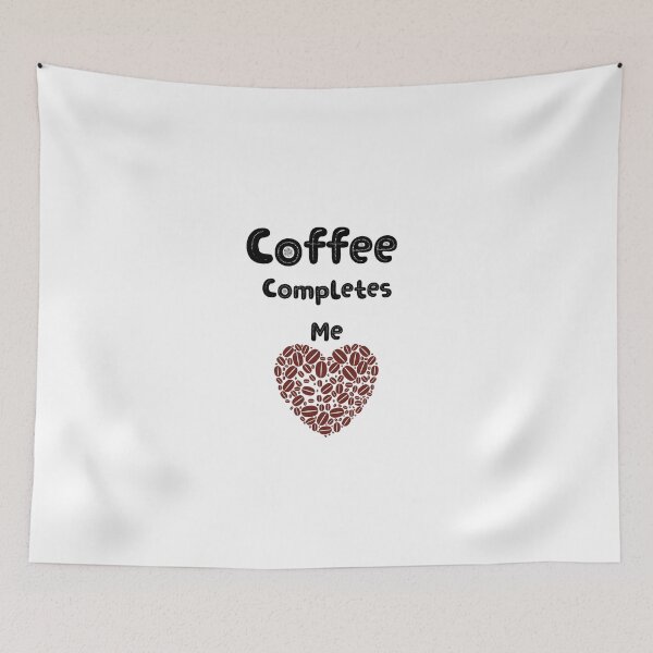 Item preview, Coffee Completes Me,  Coffee lovers, coffee illustration Classic T-Shirt designed and sold by lhousshop.