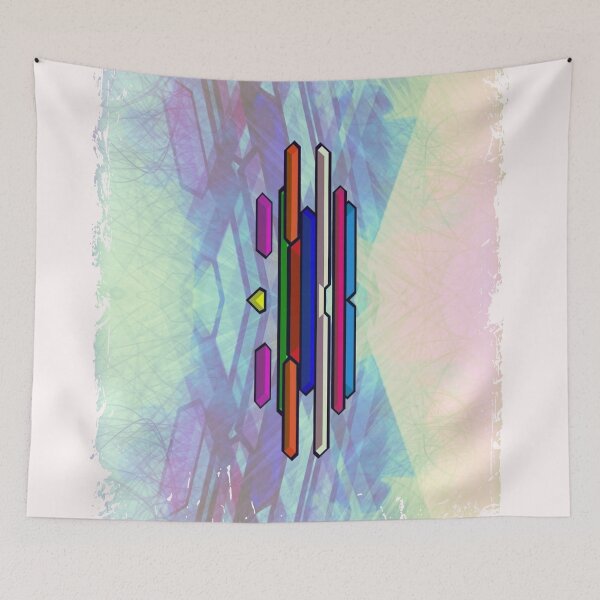 Item preview, Neon Realm Abstract Bars designed and sold by Tritonn204.