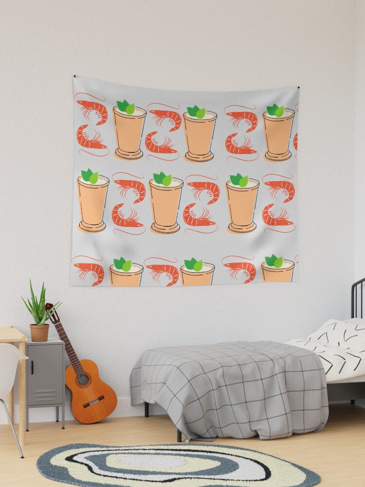 Thumbnail 1 of 3, Tapestry, Seafood and Cocktail designed and sold by lewilson.