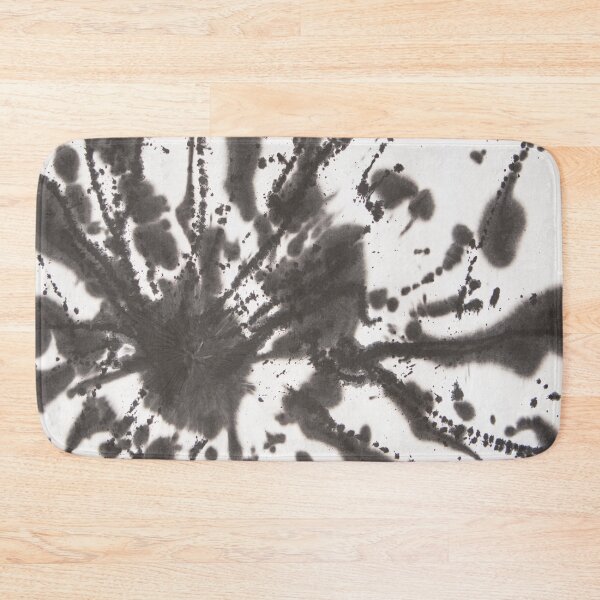 Item preview, Black and white paint texture Tie dye designed and sold by BlankaDesigns.