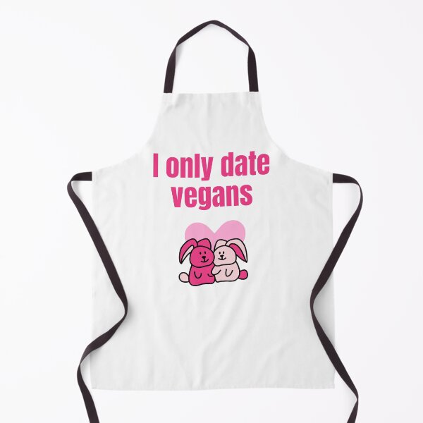 Item preview, I Only Date Vegans Cute Bunnies Vegan Valentine designed and sold by WhimsicaliTee.
