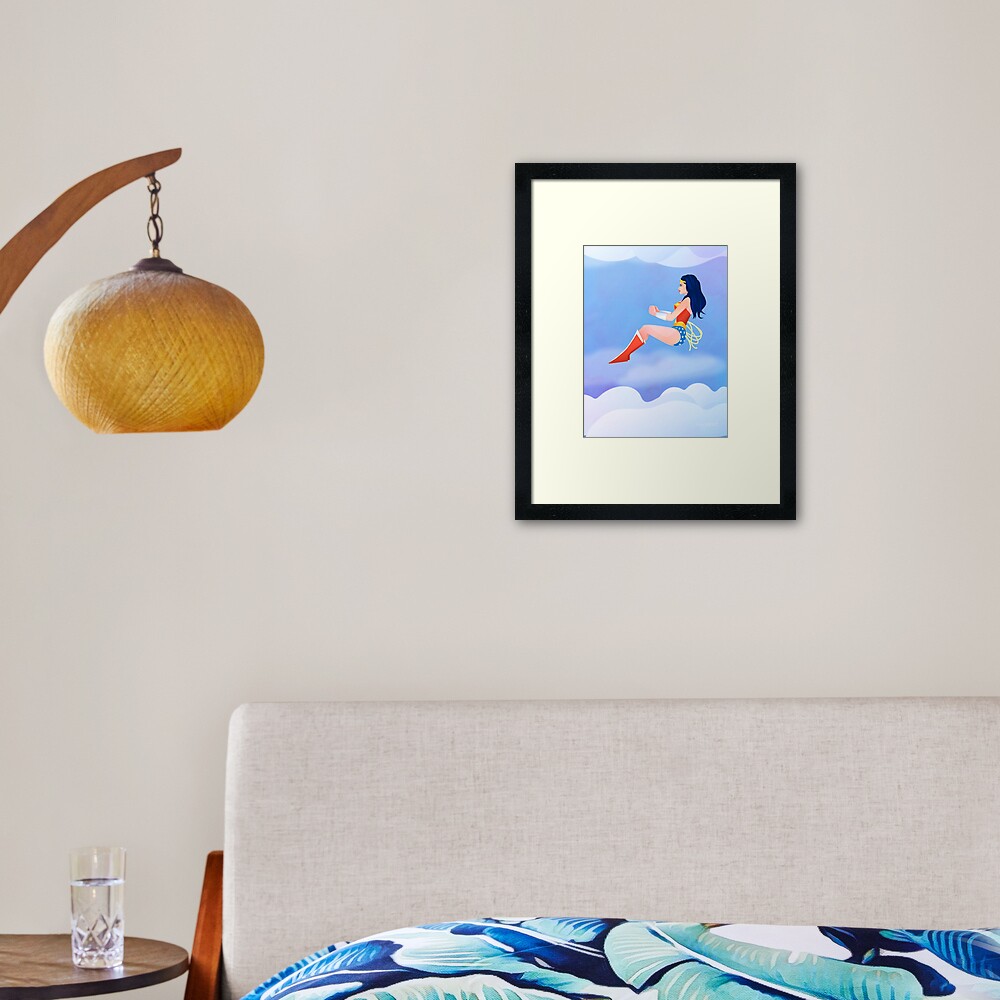 Item preview, Framed Art Print designed and sold by modHero.