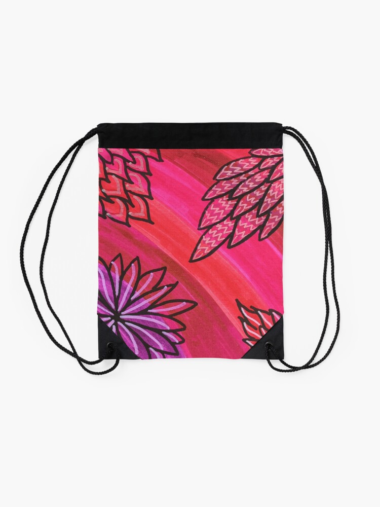 Alternate view of vegetable base Drawstring Bag