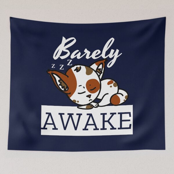 Item preview, Barely Awake - Kawaii Dog designed and sold by Luvjesus2.