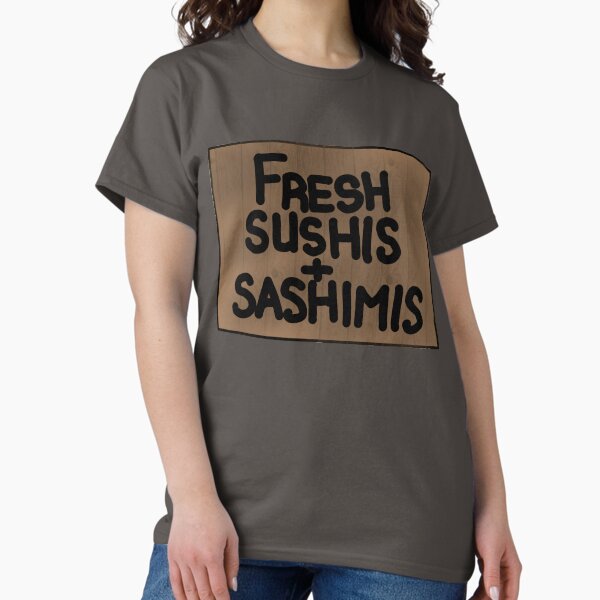 Vista previa del artículo con la obra «Sushis y sashimis frescos», diseñado y vendido por justina.