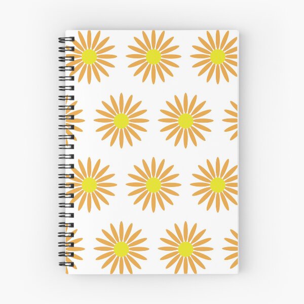Item preview, orange gerbera flowers simple seamless pattern. designed and sold by linagaiaart.