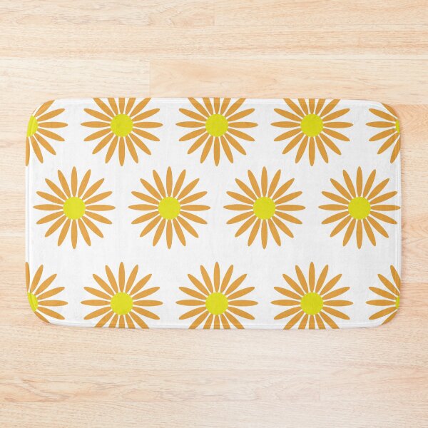 Item preview, orange gerbera flowers simple seamless pattern. designed and sold by linagaiaart.