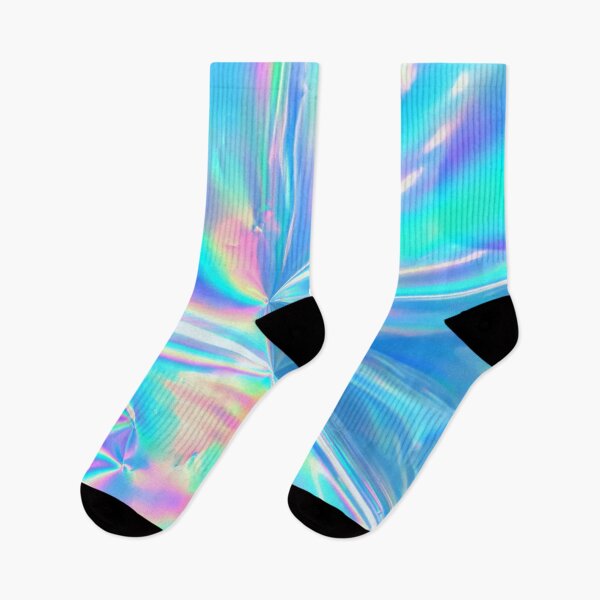 Item preview, Blue and white hologram texture designed and sold by BlankaDesigns.