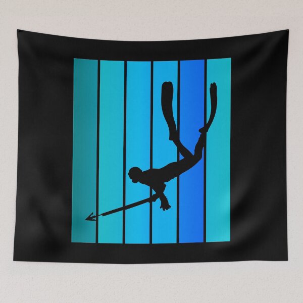 Item preview, Spearfishing Lover Speargun Diving Graphic designed and sold by Delightfully Cynical.