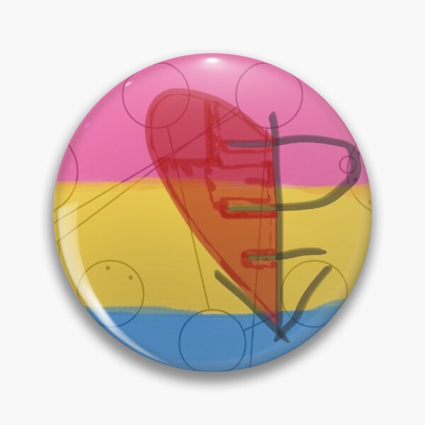 Aperçu de l'œuvre Panromantic Pride Écriture Gallifreyenne créée et vendue par JessJD.