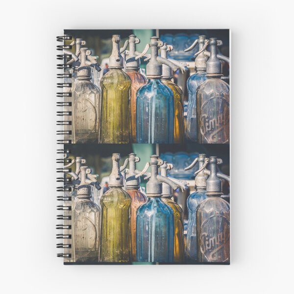 Artikelvorschau, Vintage Retro farbige antike Glasflaschen entworfen und verkauft von WriteThatDown.