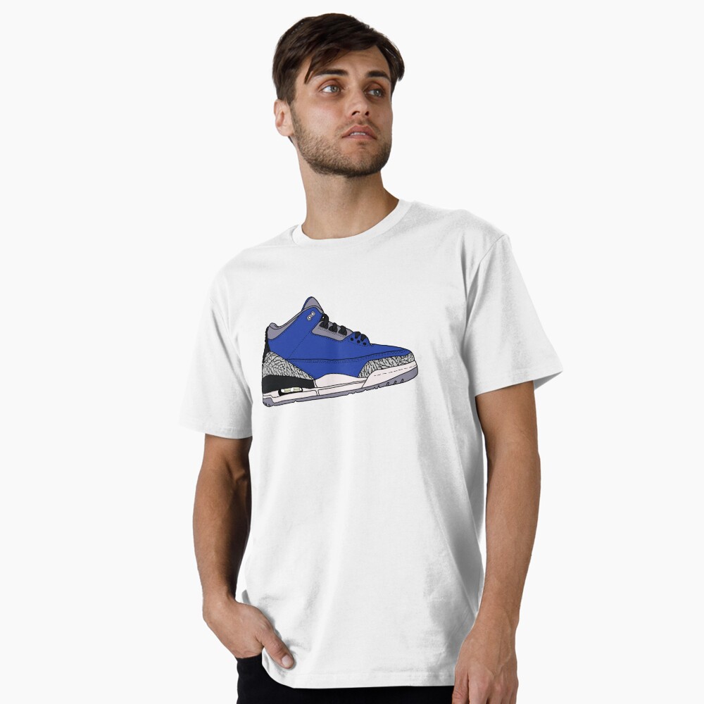 jordan 3 varsity blue shirt