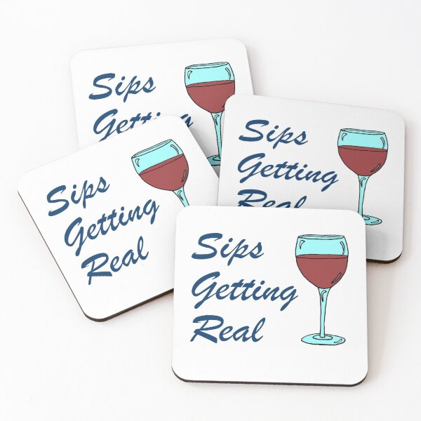 Item preview, Sips Getting Real Wine Lover designed and sold by jaycartoonist.
