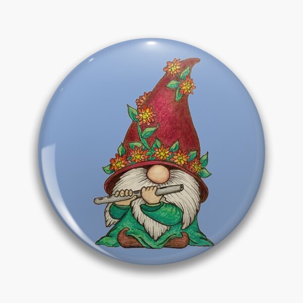Item preview, Gnome playing the Flute designed and sold by SarahCD13.