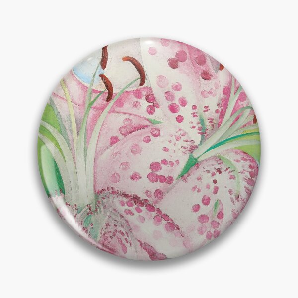 Item preview, Georgia O'Keeffe Pink Spotted Lilly designed and sold by emidye20.