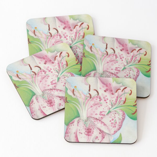 Item preview, Georgia O'Keeffe Pink Spotted Lilly designed and sold by emidye20.