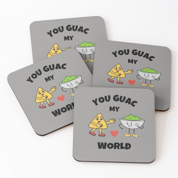 Item preview, Funny You Guac My World Avocado Pun Valentines Gift Love designed and sold by FazCreations.