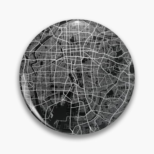 Item preview, Nagoya City Map of Japan - Full Moon designed and sold by deMAP.